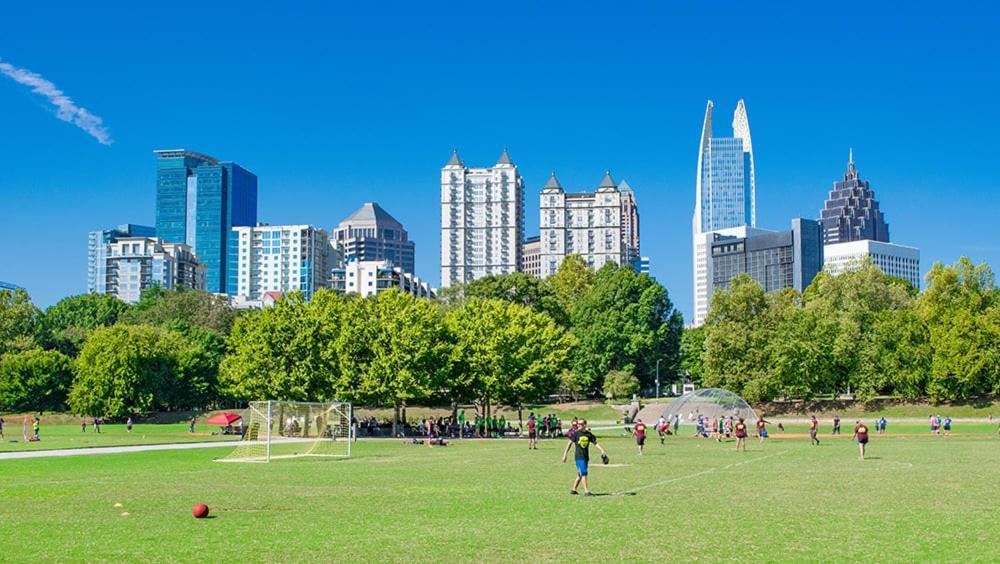 Impressive Mid-Downtown Residence Heart Of Peidmont Park Атланта Екстер'єр фото