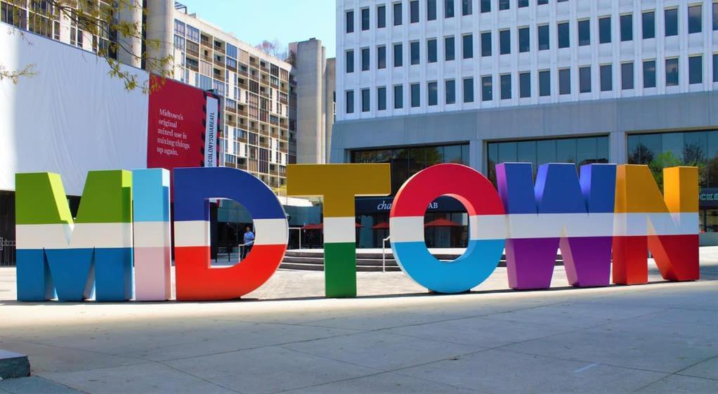 Impressive Mid-Downtown Residence Heart Of Peidmont Park Атланта Екстер'єр фото